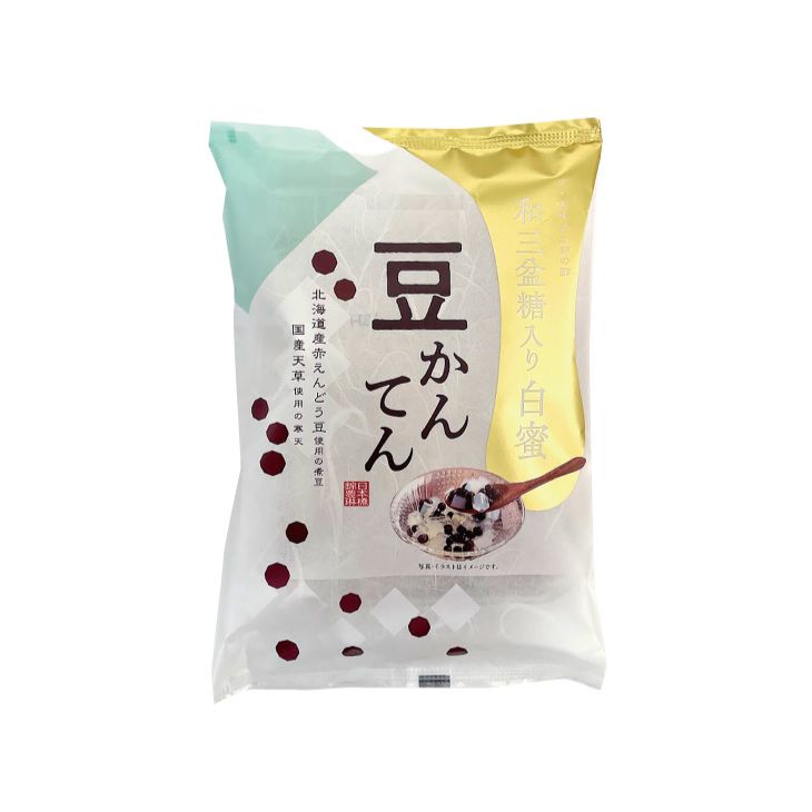 てんしんはん出品 和菓子｜【期間限定】豆かんてん 白蜜(和三盆糖入り)【錦豊琳